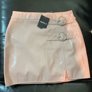 Pastel pink skirt